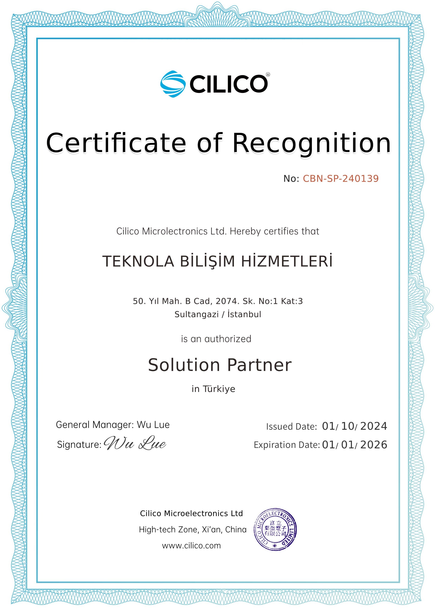 Cilico Solution Partner
